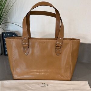 Kate Spade Caramel Leather Tote